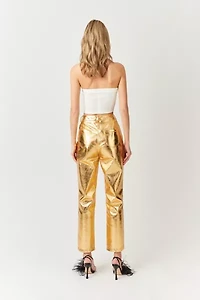 Amy Lynn Textured Metallic Pant