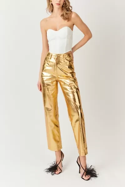 Amy Lynn Textured Metallic Pant