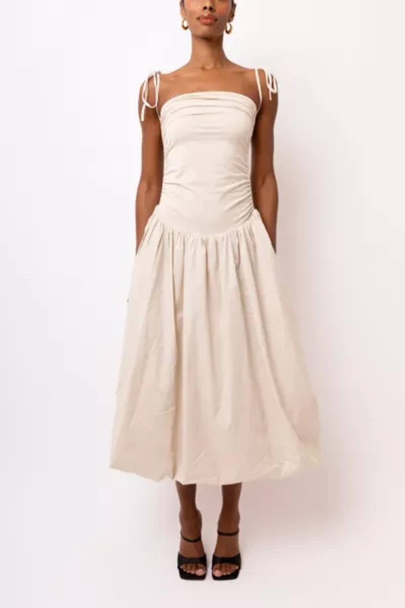 Amy Lynn Puffball Midi Dress