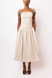 Amy Lynn Puffball Midi Dress