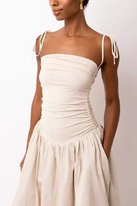 Amy Lynn Puffball Midi Dress