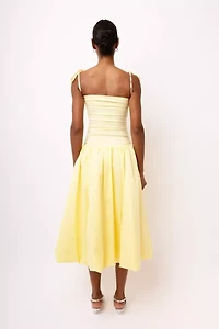 Amy Lynn Puffball Midi Dress