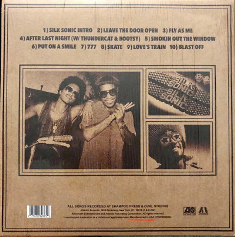 Silk Sonic (Bruno Mars, Anderson .Paak) - An Evening With Silk Sonic LP