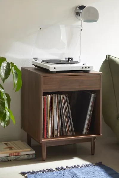 Crosley Liam Record Storage Side Table