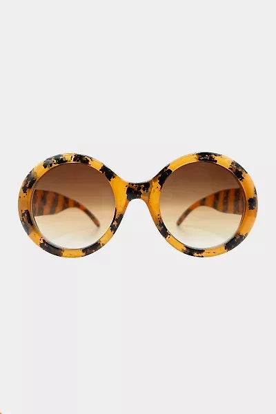 Giant Vintage Bubble Oversized Round Sunglasses