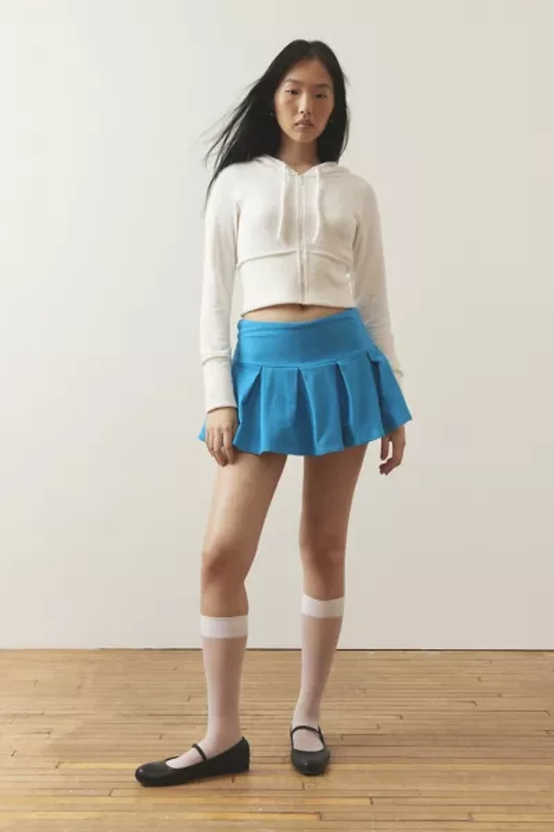 Out From Under Prep School Pleated Micro Mini Skort