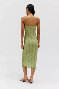 Daisy Street Stretch Lace Midi Dress