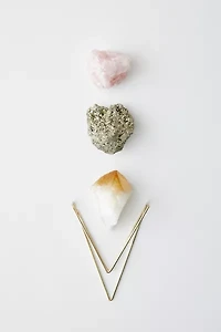 Ariana Ost Geometric Interchangeable Crystal Holder & Crystal Set