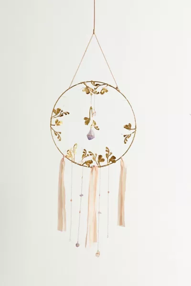 Ariana Ost Illuminated Floral Crystal Wall Hanging