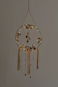 Ariana Ost Illuminated Floral Crystal Wall Hanging