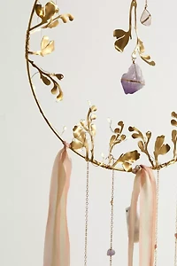 Ariana Ost Illuminated Floral Crystal Wall Hanging