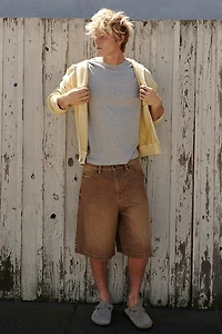 BDG Astro Baggy Washed Denim Jorts