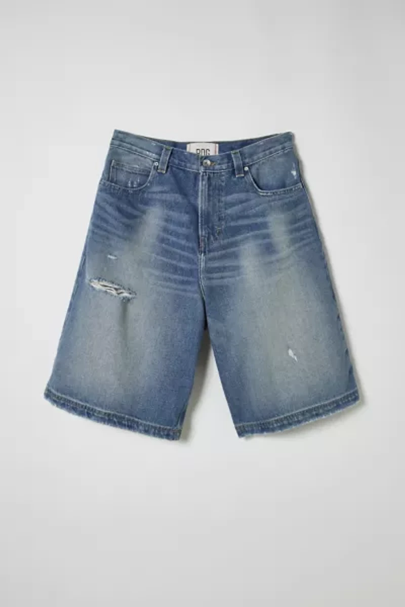 BDG Astro Baggy Washed Denim Jort