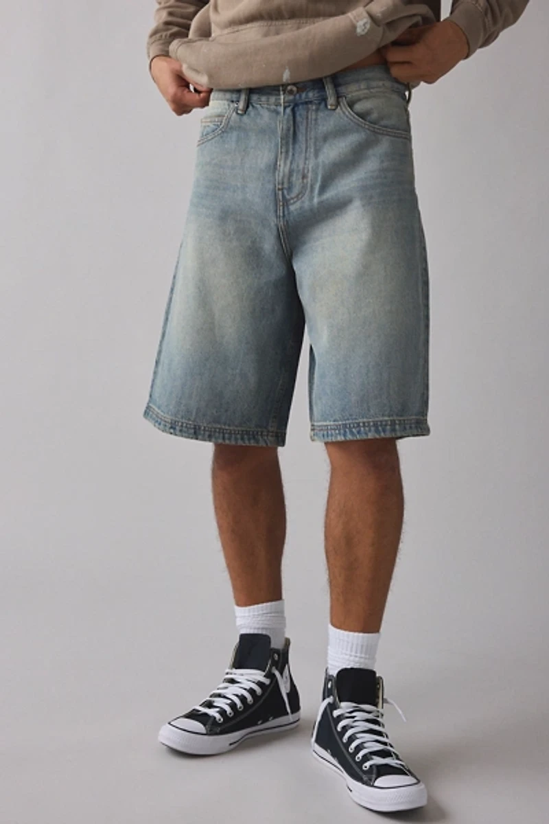 BDG Astro Baggy Washed Denim Jort