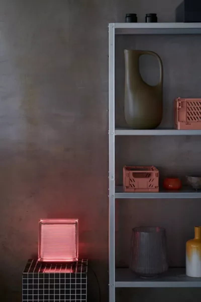 Kismas Glass Block Lamp