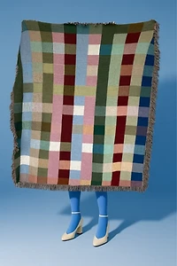 Clr Shop Farmhouse Woven Throw Blanket