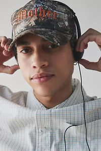 Mother Embroidered Camo Snapback Hat