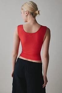 BDG Ribbed Square Neck Tank Top