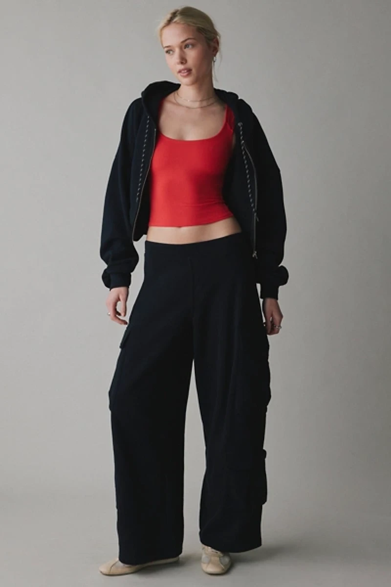 BDG Ribbed Square Neck Tank Top