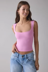 BDG Ribbed Square Neck Tank Top