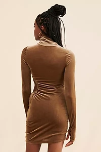 AFRM Lorin Velvet Mini Dress