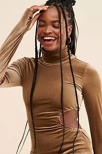 AFRM Lorin Velvet Mini Dress