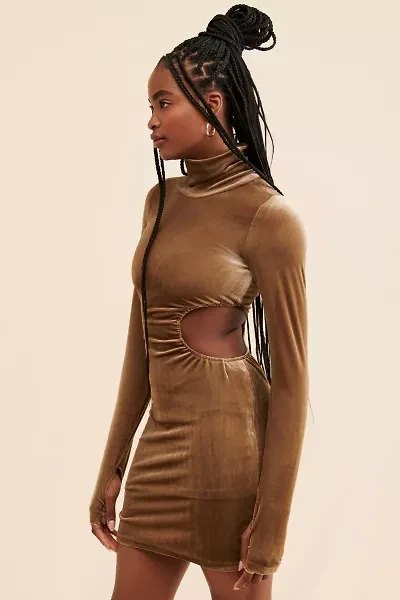 AFRM Lorin Velvet Mini Dress