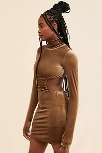 AFRM Lorin Velvet Mini Dress