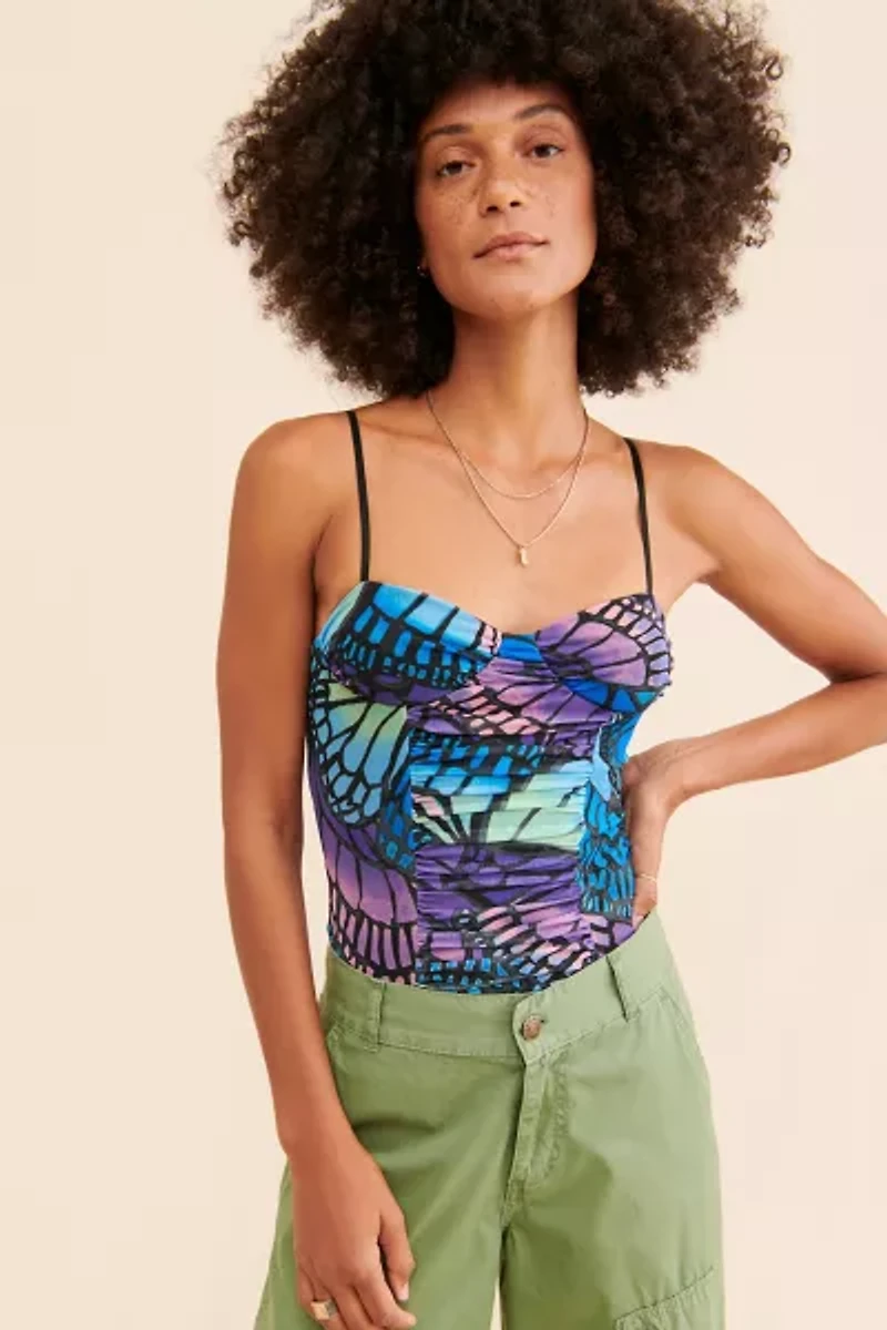 AFRM Kat Corset Bodysuit