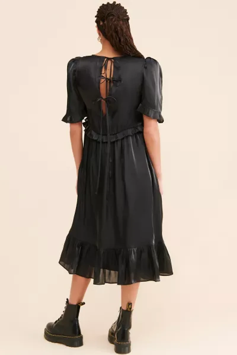Sister Jane Barre Ruffle Midi Dress