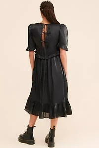 Sister Jane Barre Ruffle Midi Dress