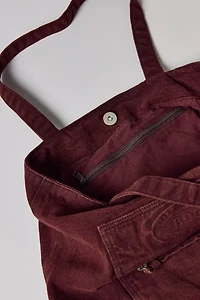 BDG Logo Washed Denim Tote Bag