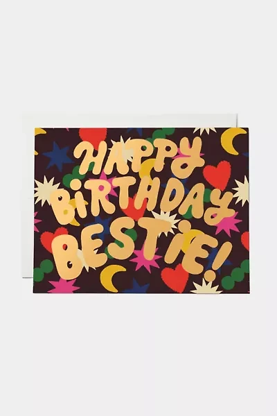Red Cap Rainbow Charms Greeting Card