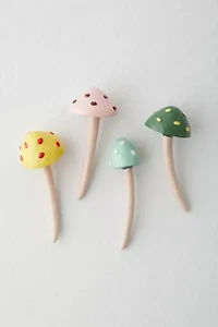 Mushroom Plant Marker Set