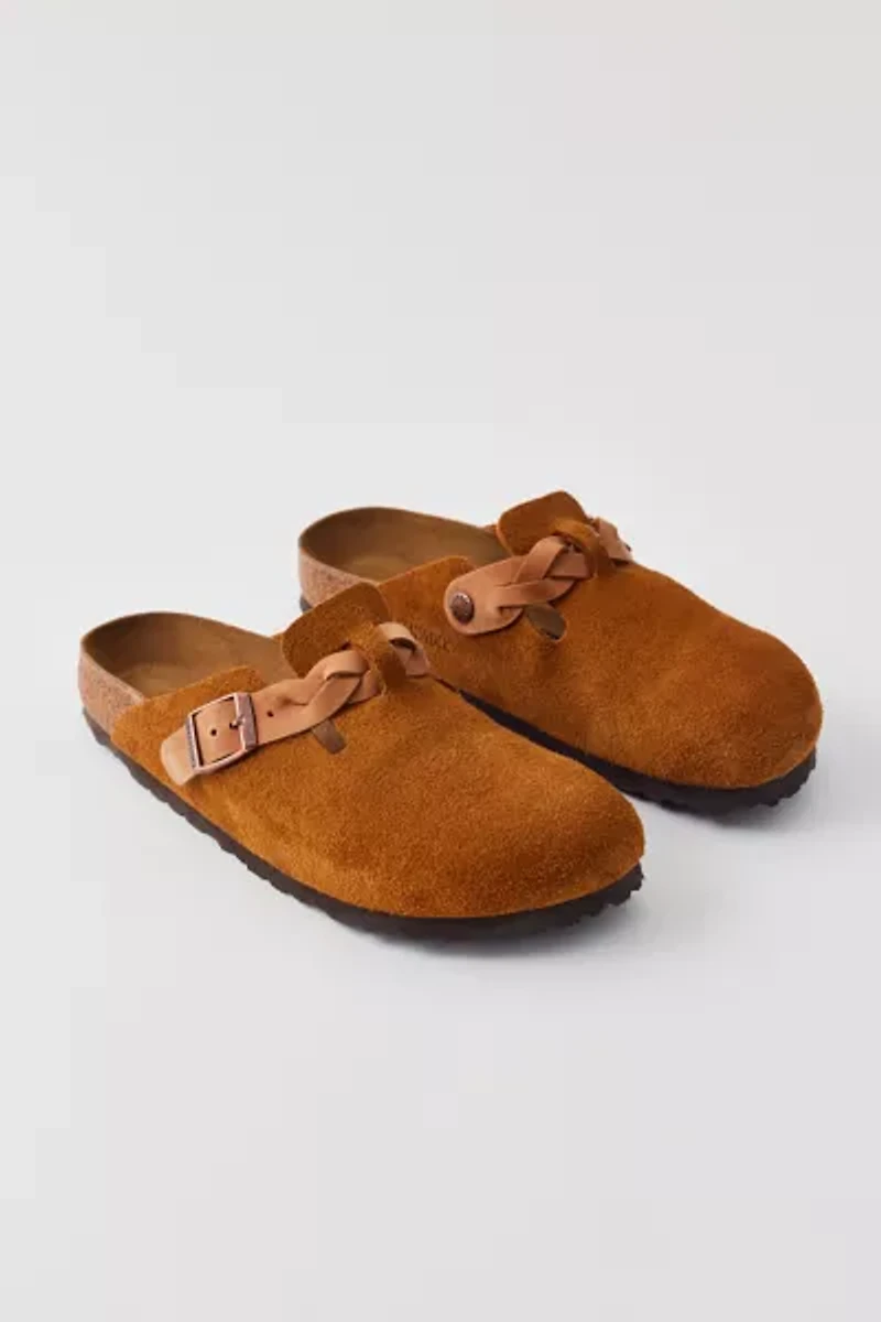 Birkenstock Women's Boston Braided Suede Clog