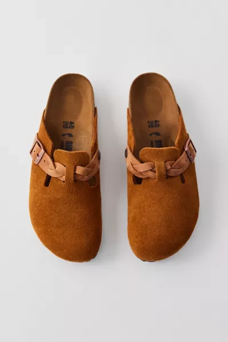 Birkenstock Women's Boston Braided Suede Clog