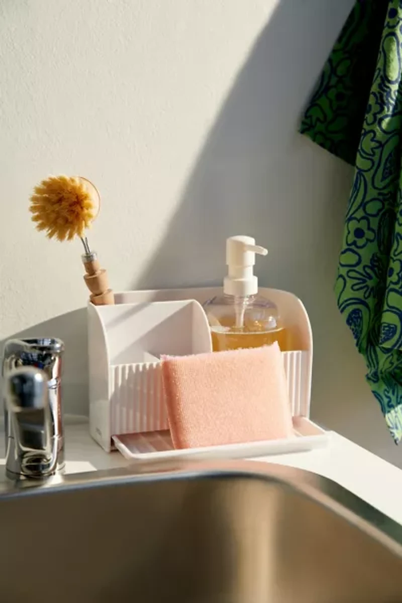 Sink Caddy & Soap Dispenser Set