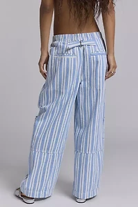 BDG Charlie Printed Wide-Leg Pant