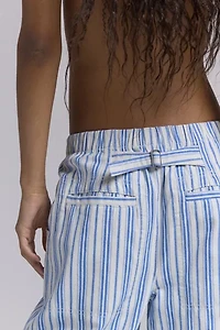 BDG Charlie Printed Wide-Leg Pant
