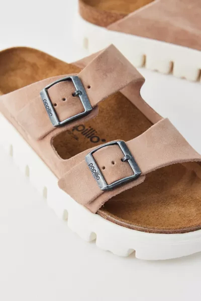 Birkenstock Women's Papillio Arizona Chunky Suede Sandal