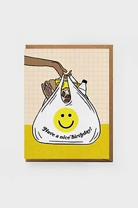 Boss Dotty Deli Bag Birthday Greeting Card