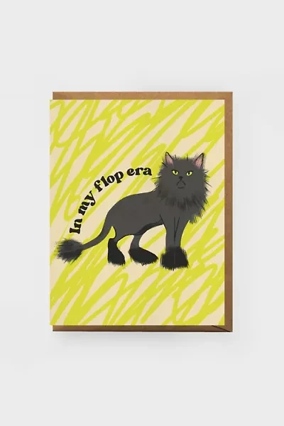 Boss Dotty Flop Era Cat Greeting Card
