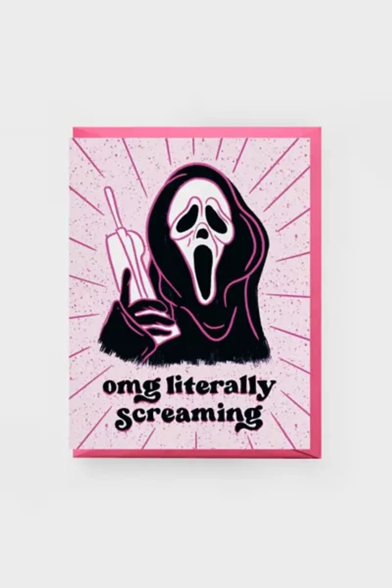 Boss Dotty Literally Screaming Greeting Card