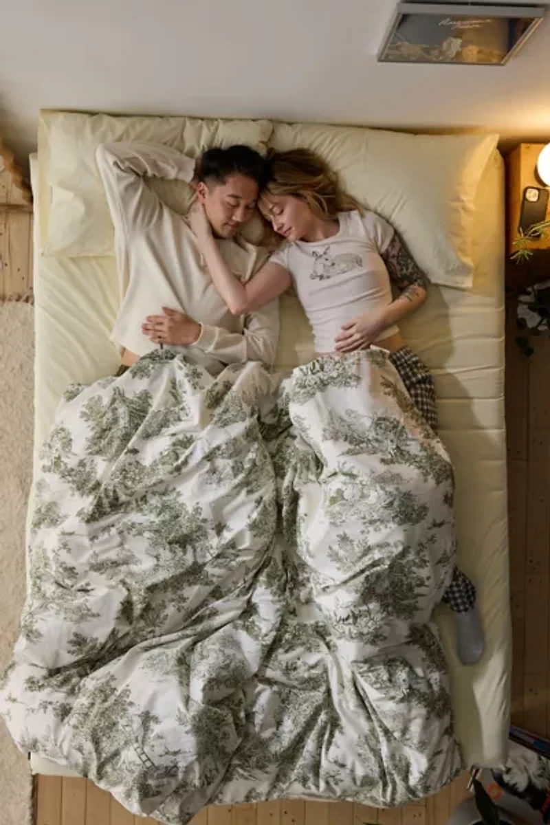 Frog Toile Duvet Cover Set