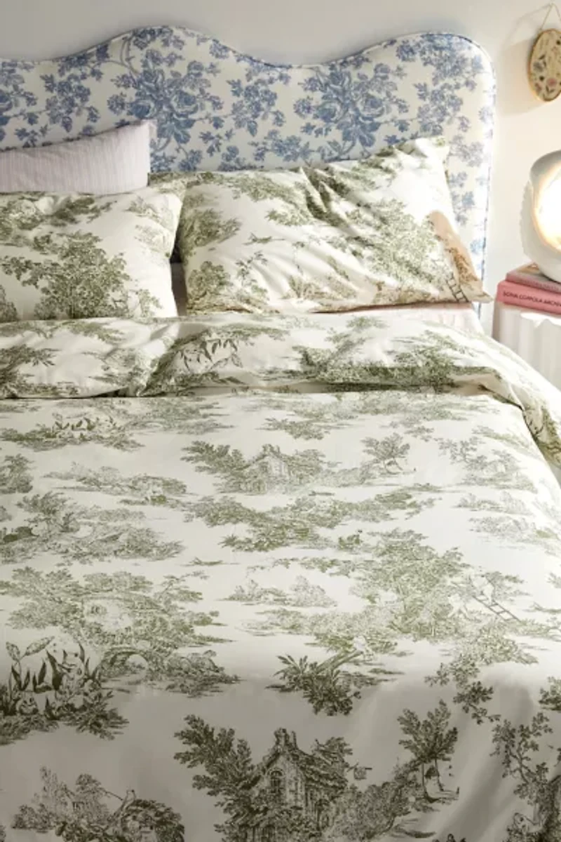Frog Toile Duvet Cover Set