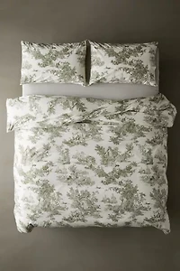 Frog Toile Duvet Cover Set