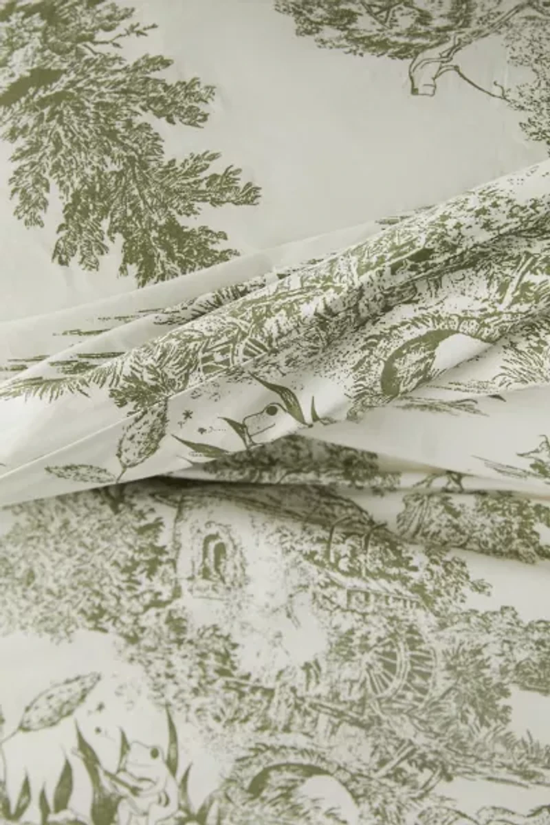 Frog Toile Duvet Cover Set