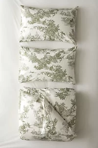 Frog Toile Duvet Cover Set