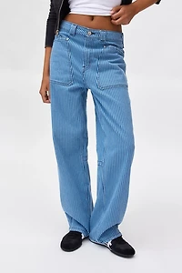 BDG Bella Baggy Printed Patch Pocket Jean