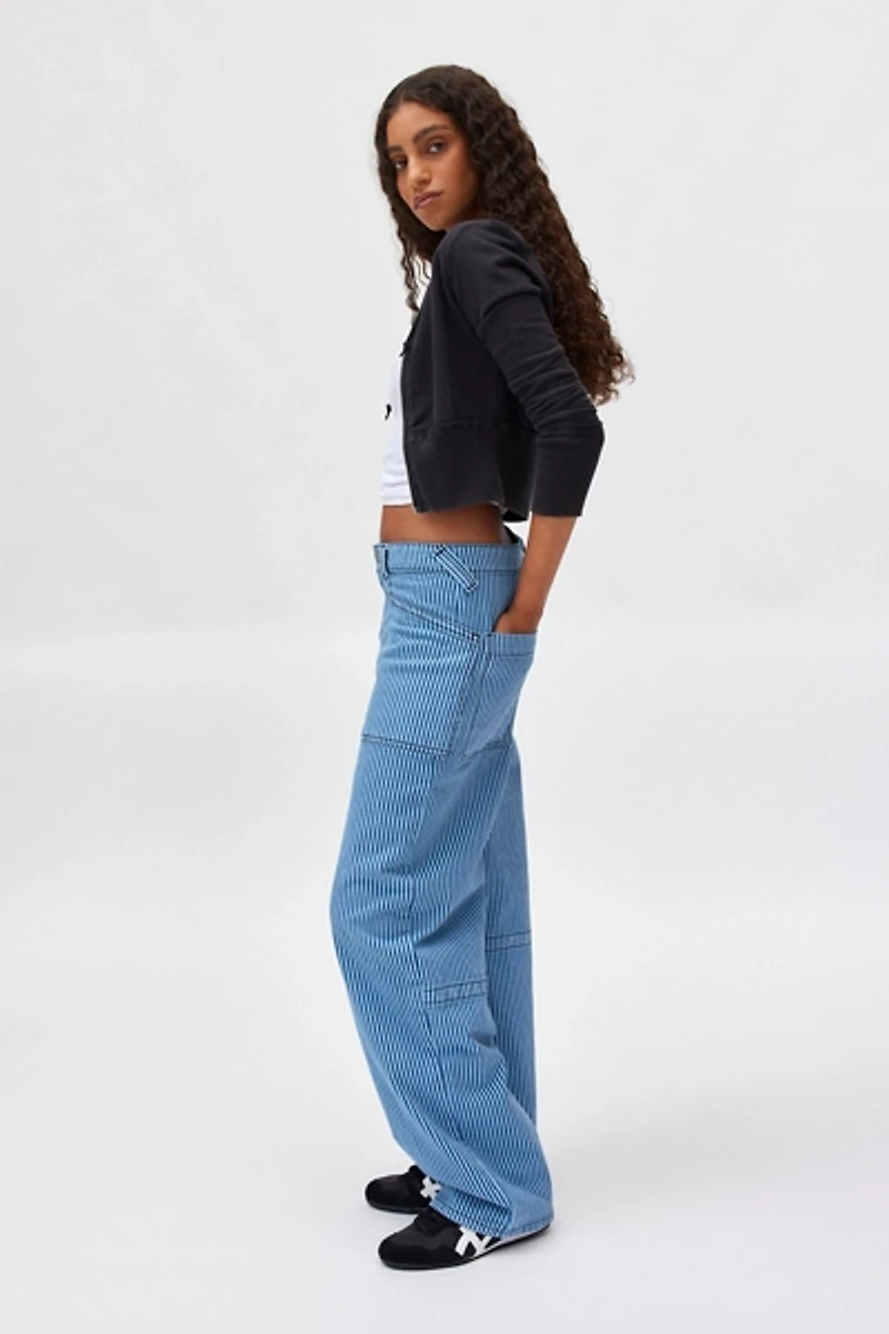 BDG Bella Baggy Printed Patch Pocket Jean